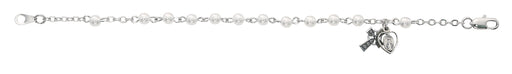 B50LM 6.5 in Pearl Irish Rosary Bracelet Boxed - McVan