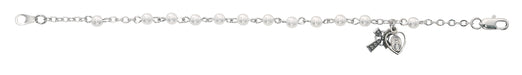 B50LM 6.5 in Pearl Irish Rosary Bracelet Boxed - McVan