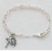 BR121D 5 1/2in Pink Crystal Baby Bracelet - McVan