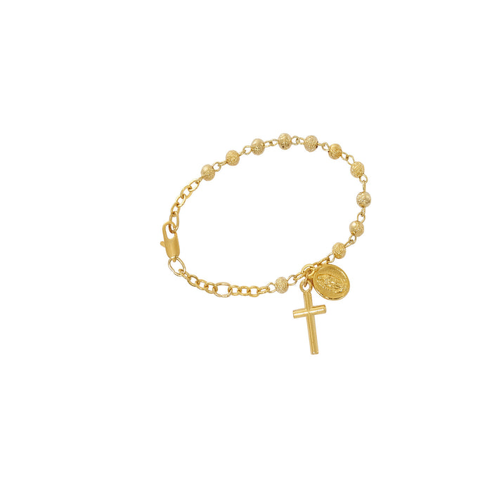BR124H Rose bud baby bracelet Deluxe box - McVan