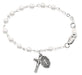 BR177 5 1/2in Imitation Pearl Like Glass Bracelet - McVan