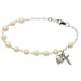 BR181 7.5in Pearl Rosary Bracelet Boxed - McVan