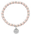 BR36 Pink Baby Stretch Bracelet and Sterling Angel Boxed - McVan