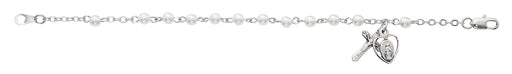 BR79M 6.5in Pearl Rosary Bracelet Boxed - McVan