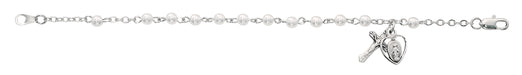 BR79M 6.5in Pearl Rosary Bracelet Boxed - McVan