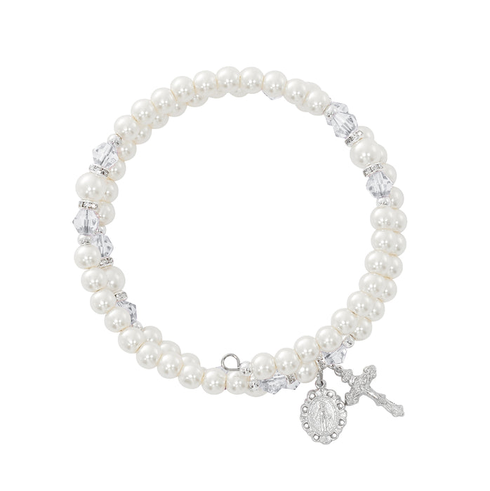 BR7CR April Crystal and Pearl Beads, Boxed - McVan