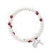 BR7GA January Garnet Crystal and Pearl Beads, Boxed - McVan
