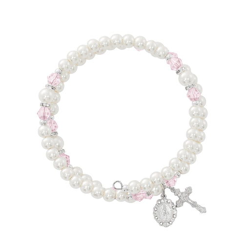 BR7RS October Rose Crystal and Pearl Beads, Boxed - McVan