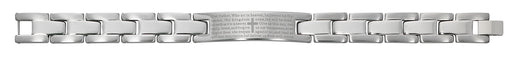 BR888 Men's Stainless Steel Our Father Bracelet, Boxed - McVan