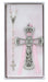 BS10 Baby Girl Crib Cross and Rosary Set Boxed - McVan