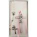 BS51 Pink Crib Cross and Pink Rosary Set Boxed - McVan
