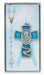 BS9 Blue Crib Cross and Pink Rosary Set Boxed - McVan