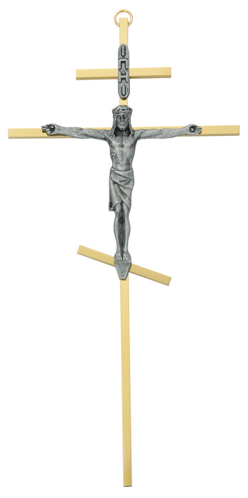 C510-M29S 10 in Brass Greek Crucifix Boxed - McVan