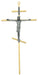 C510-M29S 10 in Brass Greek Crucifix Boxed - McVan