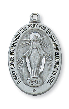 D461MI Pewter Miraculous Pendant - McVan