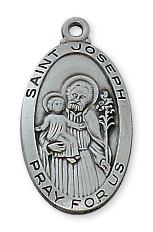 D550JS Pewter St. Joseph Pendant - McVan