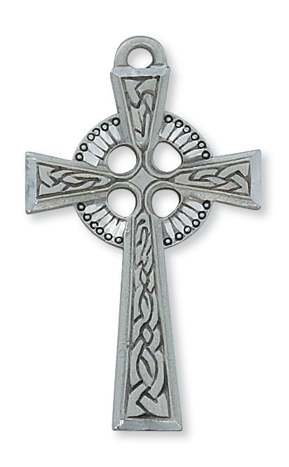 D5AC Pewter Celtic Cross Pendant - McVan