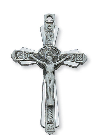 D6004 Pewter Crucifix Pendant - McVan