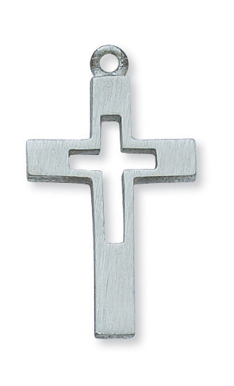 D617 Pewter Cross pendant - McVan
