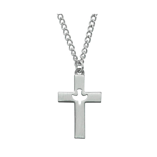 D618 Pewter Cross pendant - McVan