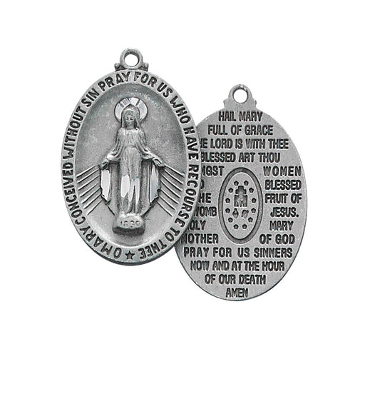 D646 Pewter Miraculous Pendant - McVan