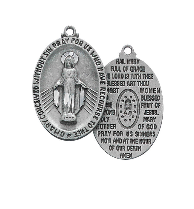 D646 Pewter Miraculous Pendant - McVan