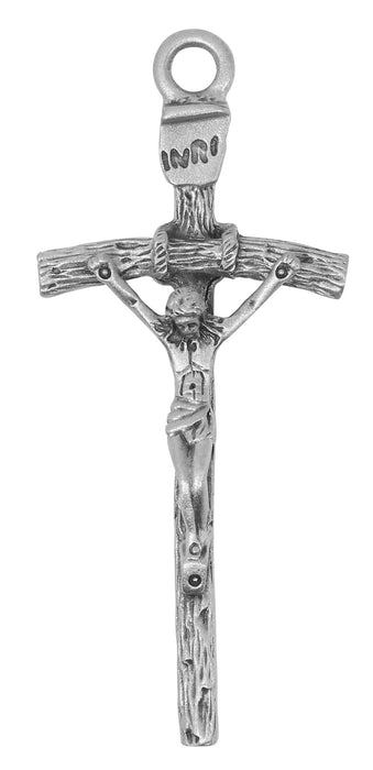 D660 Pewter Papal Crucifix Pendant - McVan