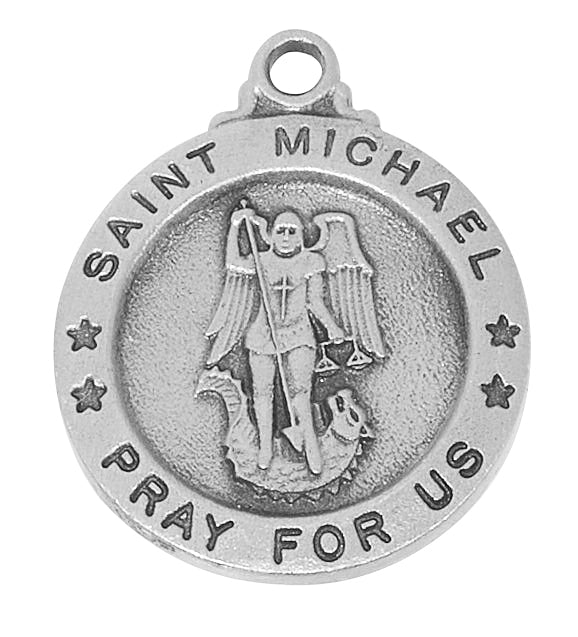 D700MK Pewter St. Michael Pendant - McVan
