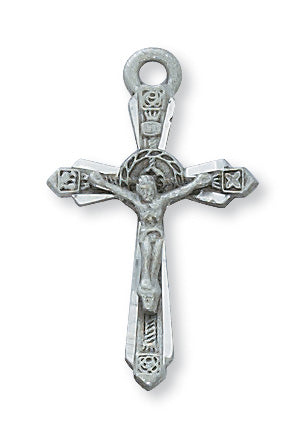 D8061 Pewter Crucifix Pendant - McVan