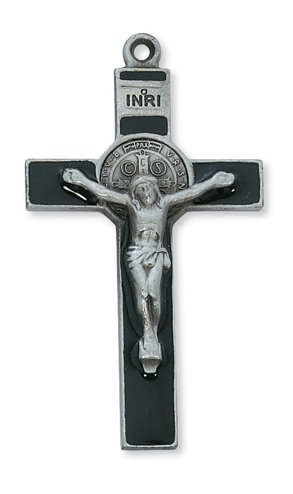 D9078 Pewter St. Benedict Crucifix - McVan
