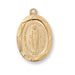 H1603MI Gold-tone plated Pewter Miraculous Pendant - McVan