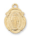 H1821MI Gold-tone plated Pewter Miraculous Pendant - McVan