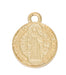 H434 Gold over Pewter St. Benedict medal - McVan