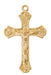 H5002S Gold-tone plated Pewter Crucifix Pendant - McVan
