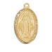 H500MI Gold-tone plated Pewter Miraculous Pendant - McVan