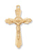H6004 Gold-tone plated Pewter Crucifix Pendant - McVan