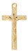 H6032 Gold-tone plated Pewter Crucifix Pendant - McVan