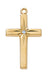 H7004 Gold-tone plated Pewter Cross Pendant - McVan
