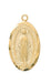 HMG1S Gold-tone plated Pewter Miraculous Pendant - McVan