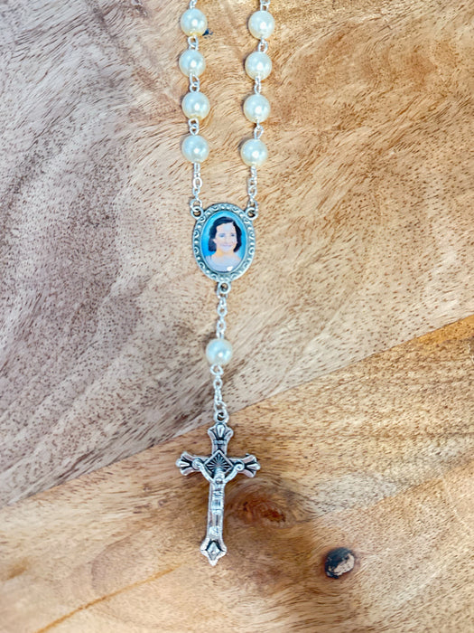 Charlene Richard - Little Cajun Saint Auto Rosary