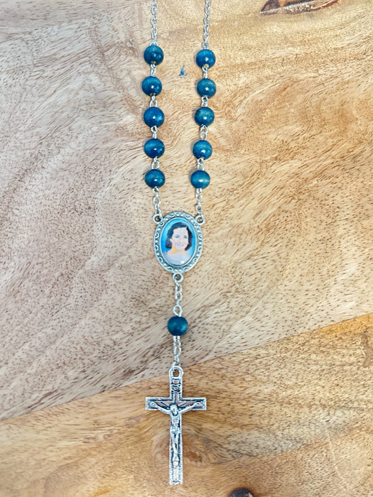 Charlene Richard - Little Cajun Saint Auto Rosary