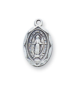 L569B Sterling Miraculous Baby Pendant Boxed - McVan