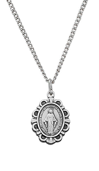 L588B Sterling Miraculous Baby Pendant Boxed - McVan