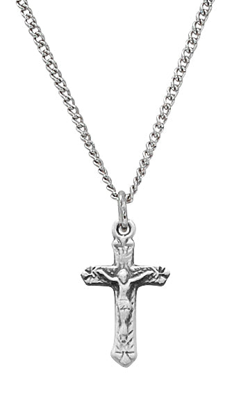 L66B Sterling Crucifix on Baby Chain and Box - McVan