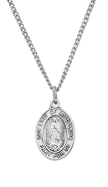 L740B Sterling Guadalupe Baby Pendant Boxed - McVan