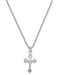 L8017B Sterling Crucifix on Baby Chain and Box - McVan