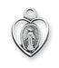 LMHXB Sterling Silver Miraculous pendant on 13" chain boxed - McVan