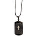 NK197C Black Stainless Steel Lord's Prayer pendant - McVan