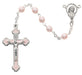 R021R pink baby rosary boxed - McVan