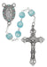 R1022F BLUE CATS EYE ROSARY DELUXE BOXED - McVan